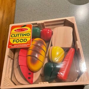 Melissa & Doug Cutting Food Set - Red, Yellow, Green, Brown